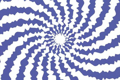 おどろむむ～んな集中線の効果カード　青 効果線,放射線状,渦,漫画背景,おどろおどろしい,青のイラスト素材