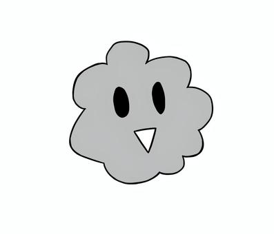 ニコニコしている埃