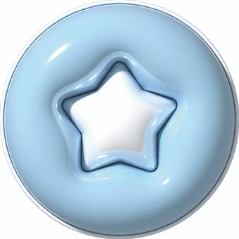 ぷっくり星③ ぷくぷく,ぷっくり,星,アイコン,トプ画のイラスト素材