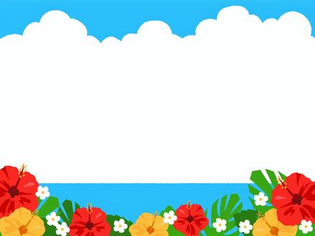 Illustration, summer, sea, swimming in the sea, 