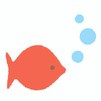 魚01 魚,魚類,赤,シンプル,透過,ベクター,主線なし,アイコン,epsのイラスト素材