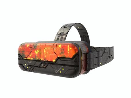VRサイバーゴーグル vr,vrゴーグル,バーチャルリアリティ,ヘッドマウントディスプレイ,バーチャル,ゴーグル,vr製品,reality,virtual,仮想空間のイラスト素材