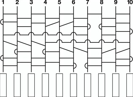 あみだくじm あみだくじ,ゲーム,パーティ,遊び,イベント,阿弥陀籤,抽選,運,大会,当たりのイラスト素材