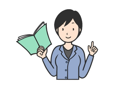 教育機関で教える女性教師(先生) 女性,先生,教師,解説,スーツ姿,説明,授業,ショートヘアー,学校,知的のイラスト素材