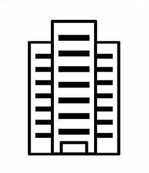 大企業イラスト（ver2) 大企業,企業,ビル,オフィス,社屋,建築,カットイラスト,大手,経営,仕事のイラスト素材