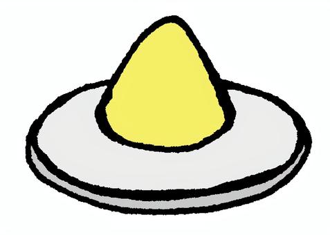 すりおろし生姜 生姜,すりおろし,野菜,薬味,和,和食,食材,香辛料,スパイス,漢方のイラスト素材