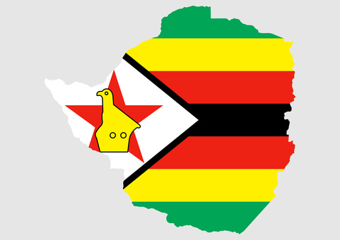 ジンバブエ ジンバブエ,地図,国旗,外国,海外,地理,土地,国土,地形,世界のイラスト素材