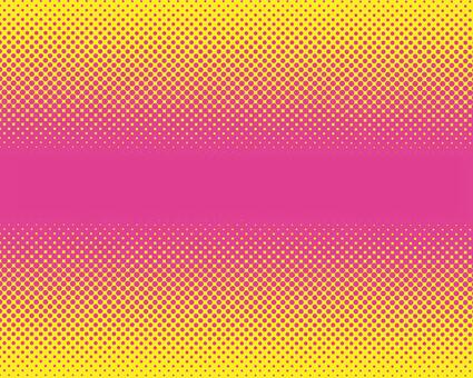 ドットグラデーション　 ドット,グラデーション,上下,粒,並ぶ,シンプル,背景,黄,2色のイラスト素材