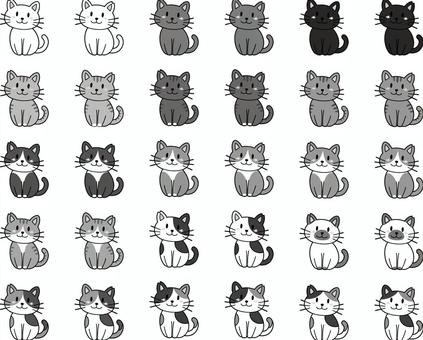 Illustration, cat, sakura cat, regional cat, 