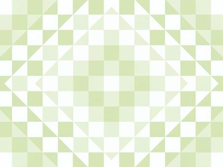 キルト背景004 キルト,模様,図案,図柄,デザイン,四角,三角,みどり,緑色,黄緑のイラスト素材