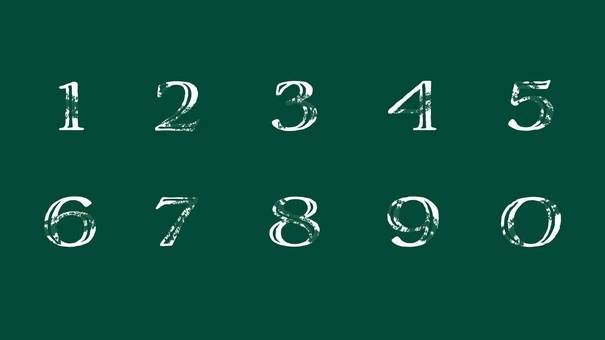 Antique numbers, JPG and AI Antique numbers, antique, digital, faint, JPG and AI
