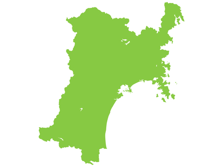 地図／宮城県 宮城県,地図,マップ,形,仙台湾,牡鹿半島,三陸,松島湾,万石浦,宮戸島のイラスト素材