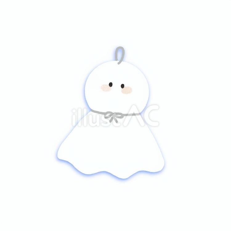 てるてるぼうず てるてる坊主,手描き,デコのイラスト素材
