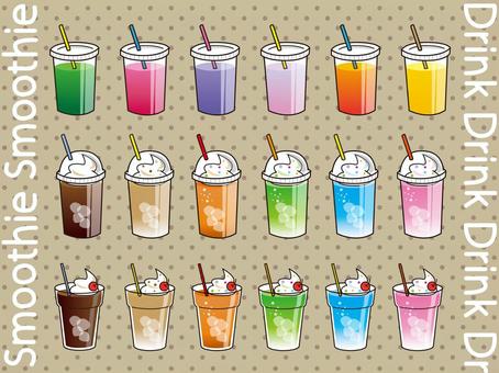 Illustration, smoothie, coffee, float, 