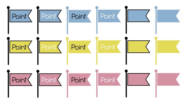 point icon, point, flag, icon, JPG