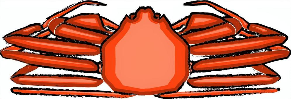 Illustration, snow crab, crab, crustacean, 