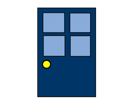 シンプルなドア ドア,シンプル,かわいい,ポップ,絵本のイラスト素材