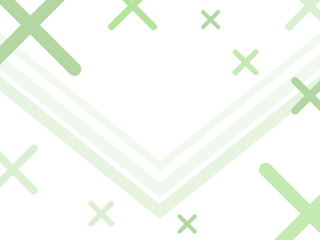 爽やかなクロスパターンとV字ライン背景 背景,抽象,フレーム,幾何学模様,緑,爽やか,クロス,バツ印,ライン,ミニマルのイラスト素材