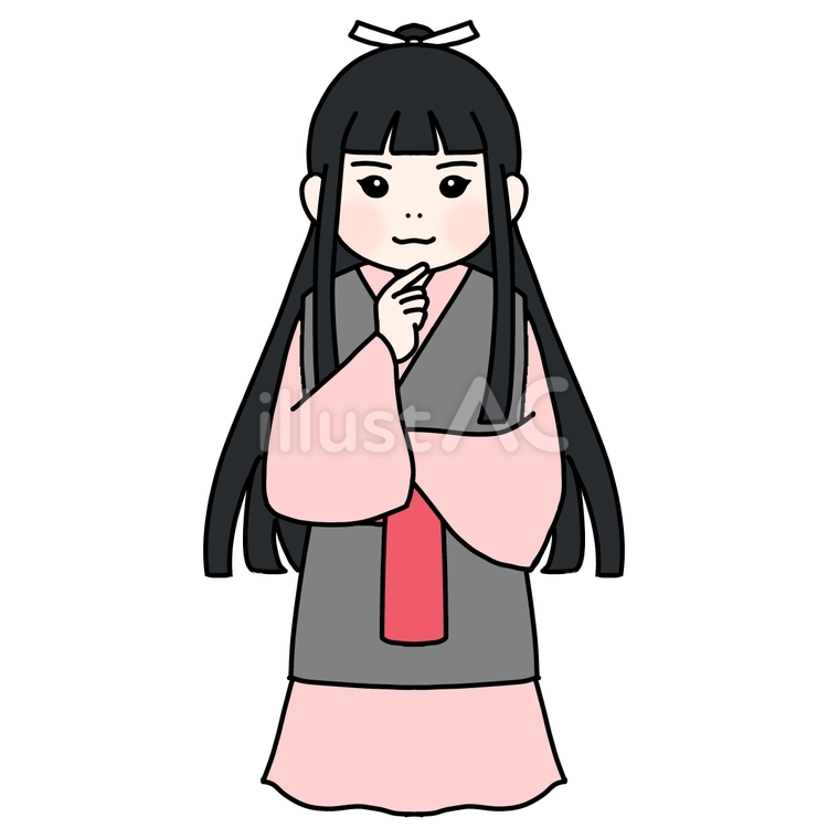 アメノサグメ 天探女,天佐具売,天邪鬼のイラスト素材