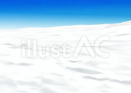 雪原と青空①