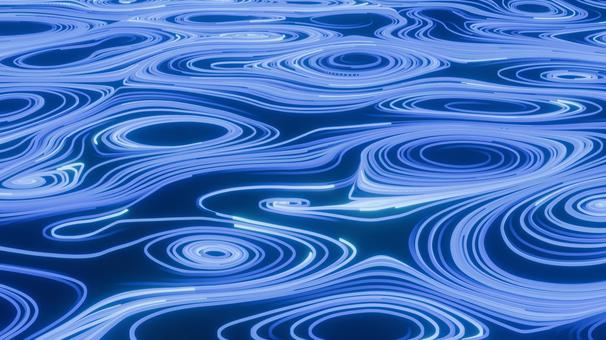 枯山水をイメージした抽象的なネオン背景1 ネオン,背景,渦,模様,渦巻,枯山水,エレクトロニック,デジタル,壁紙,エフェクトのイラスト素材