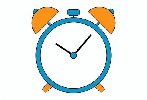 時間を知らせる目覚まし時計 時計,目覚まし,朝,時間,起床,生活,シンボル,管理のイラスト素材