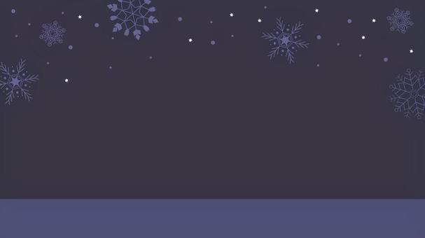 フルHD背景 雪の結晶（紺色） 背景,雪の結晶,冬,雪,結晶,青,紺色,フルhd,パワーポイント,pptのイラスト素材