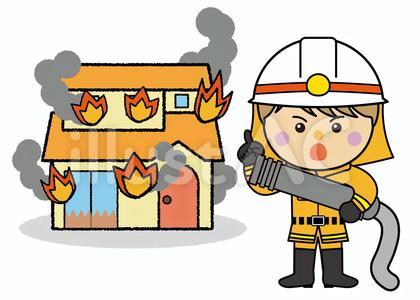 男性27_04(消防士・火事・消火)