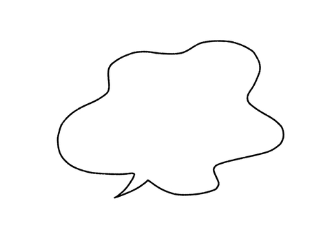 吹き出し 吹き出し,もくもく,セリフ,漫画,雲,フレーム,思い,考え,アイディア,内面のイラスト素材