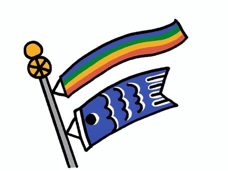 5月のカレンダー挿絵（月なし） 5月,鯉のぼり,子供の日,春,カレンダー,暦,月,年間,スケジュール,季節のイラスト素材