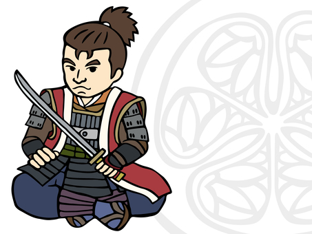 松平信康-戦国武将 松平信康,徳川,岡崎,信康,戦国,時代,室町時代,安土桃山時代,日本史,歴史のイラスト素材