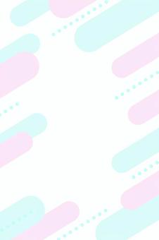パステルなメンフィス背景 ピンク水色　縦 パステル,メンフィス,フレーム,背景,かわいい,ポップ,カラフル,ピンク,水色,ゆめかわのイラスト素材