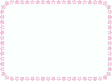 벚꽃 프레임 e, 벚꽃, 꽃잎, 프레임, JPG, PNG 및 AI