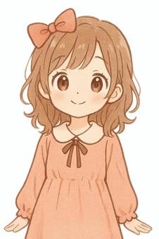 笑顔の可愛い女の子