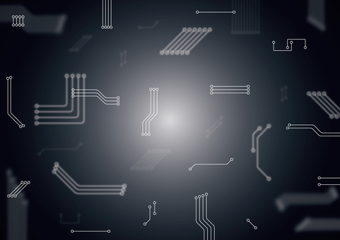 電子回路のデジタル背景 デジタル,電子回路,テクノロジー,基盤,ライン,スタイリッシュ,背景のイラスト素材