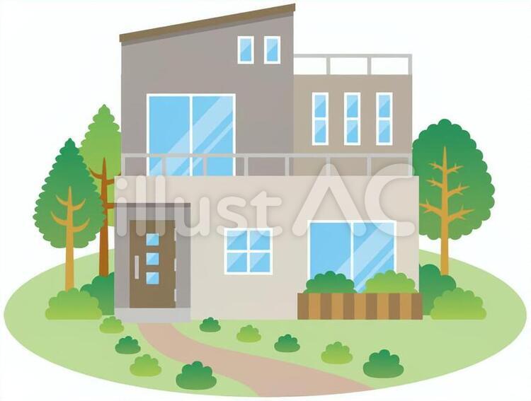家 家,建物,新築のイラスト素材