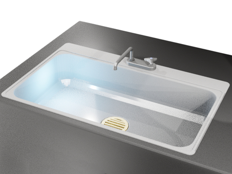 シンク シンク,流し,流し台,水回り,蛇口,台所,排水,排水口,キッチン,調理台のイラスト素材