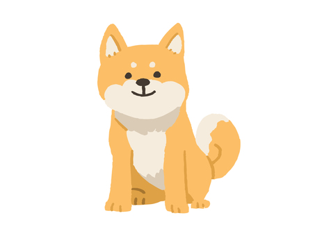 柴犬 柴犬 柴犬,犬,子犬,ペット,動物,おすわり,ベクター,手書き,生き物のイラスト素材