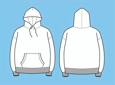 スエットプルパーカ　No10 パーカー,ファッション,トレーナー,パーカ,スウェット,オシャレ,洋服,ウエアー,イラストのイラスト素材