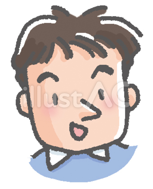 男性の顔 人物,男性,顔のイラスト素材