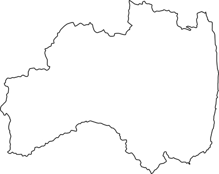 Fukushima Prefecture_ line drawing, JPG, PNG and AI Fukushima Prefecture_ line drawing, fukushima prefecture, fukushima, map, JPG, PNG and AI