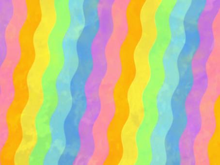 Rainbow Wave Wave Rainbow LGBT, , JPG