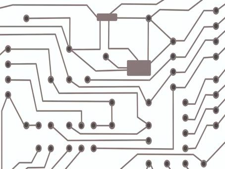 電子基板回路のモチーフのデザイン画像素材 電子基板,電子回路,モチーフ,デザイン,電気回路,回路図,プリント基板,プリント配線,グラフィック,模様のイラスト素材