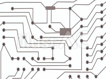 電子基板回路のモチーフのデザイン画像素材