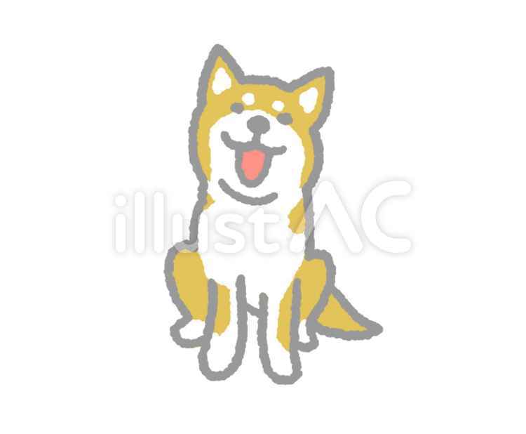 柴犬イラスト No 無料イラストなら イラストac