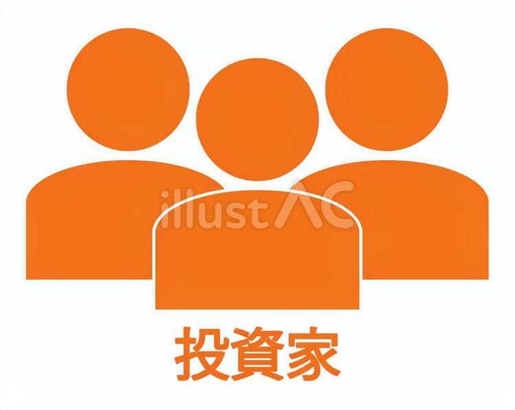 投資家集団 投資家,投資,人物のイラスト素材