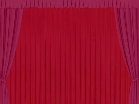 Illustration, background, stage, curtain, 