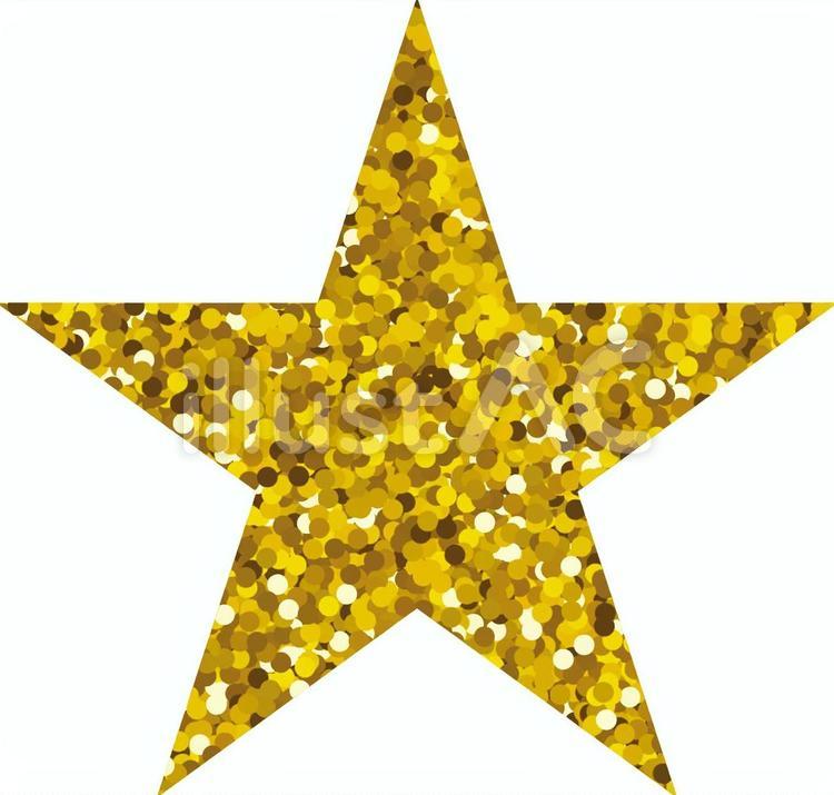 星 ラメ 金色イラスト No 無料イラストなら イラストac
