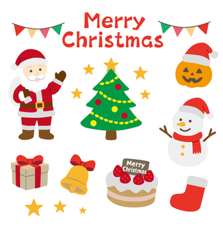 クリスマス関連イラスト10種