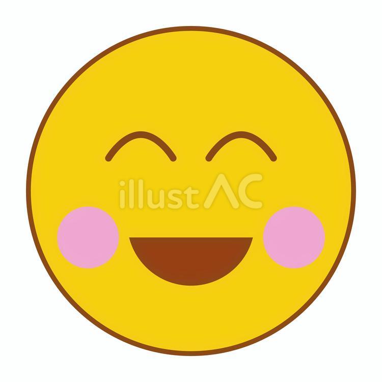 絵文字ちゃん05 絵文字,顔,表情のイラスト素材